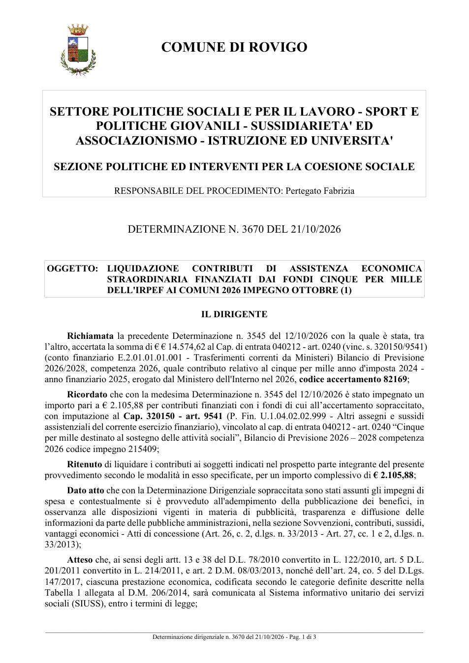 Pagina 1 del documento