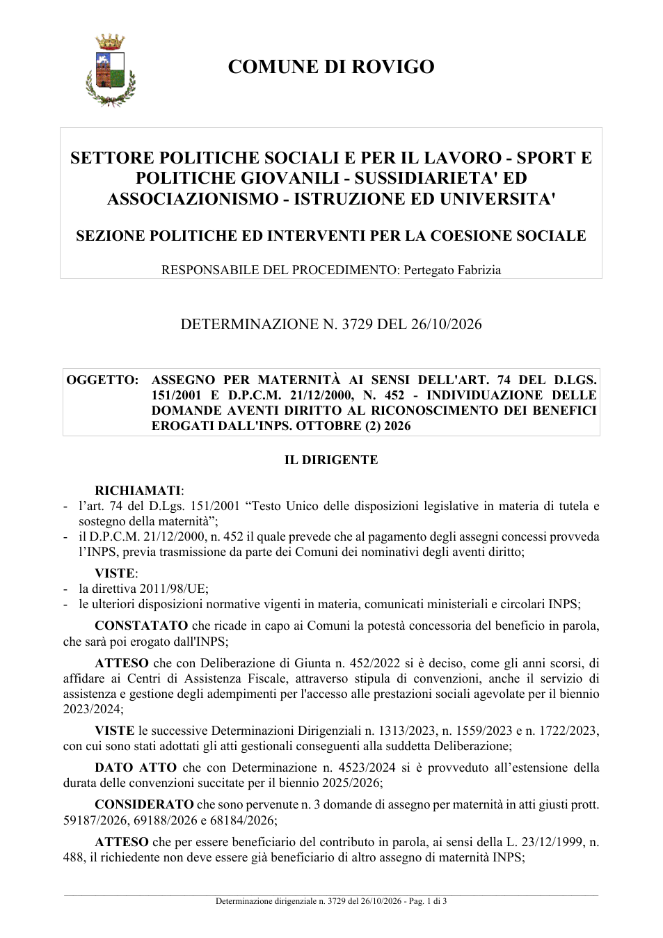 Pagina 1 del documento