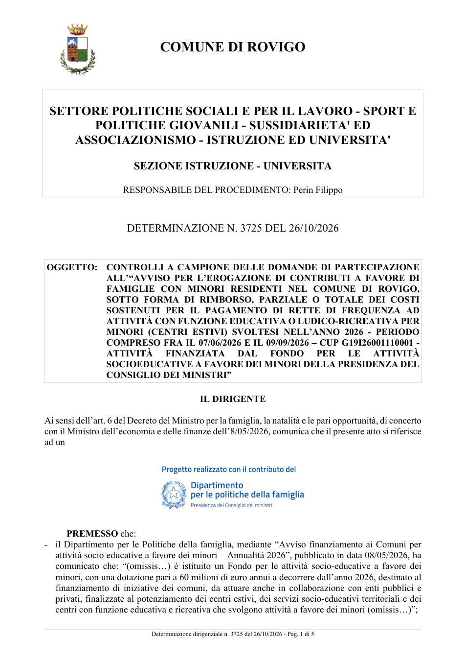 Pagina 1 del documento