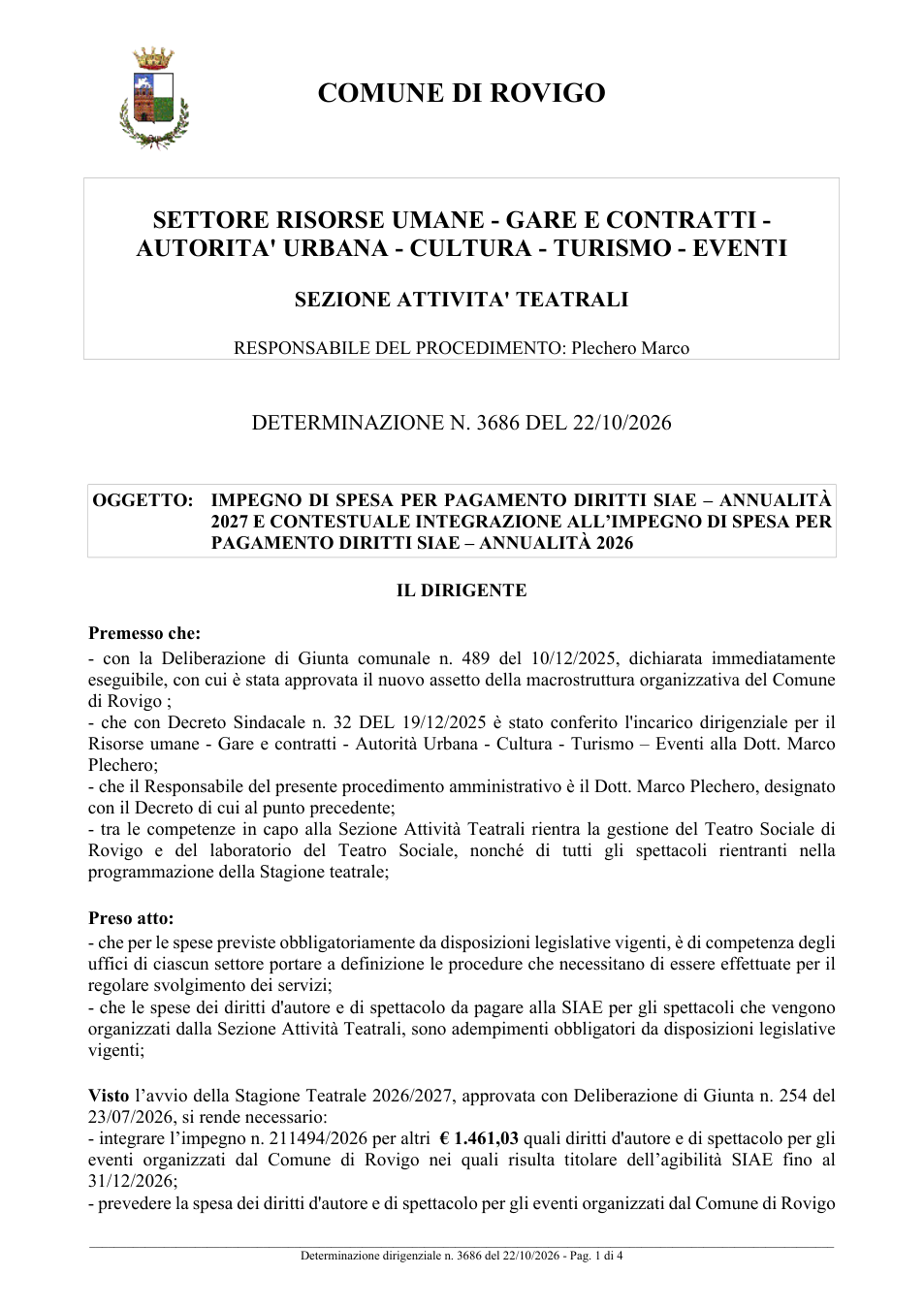 Pagina 1 del documento