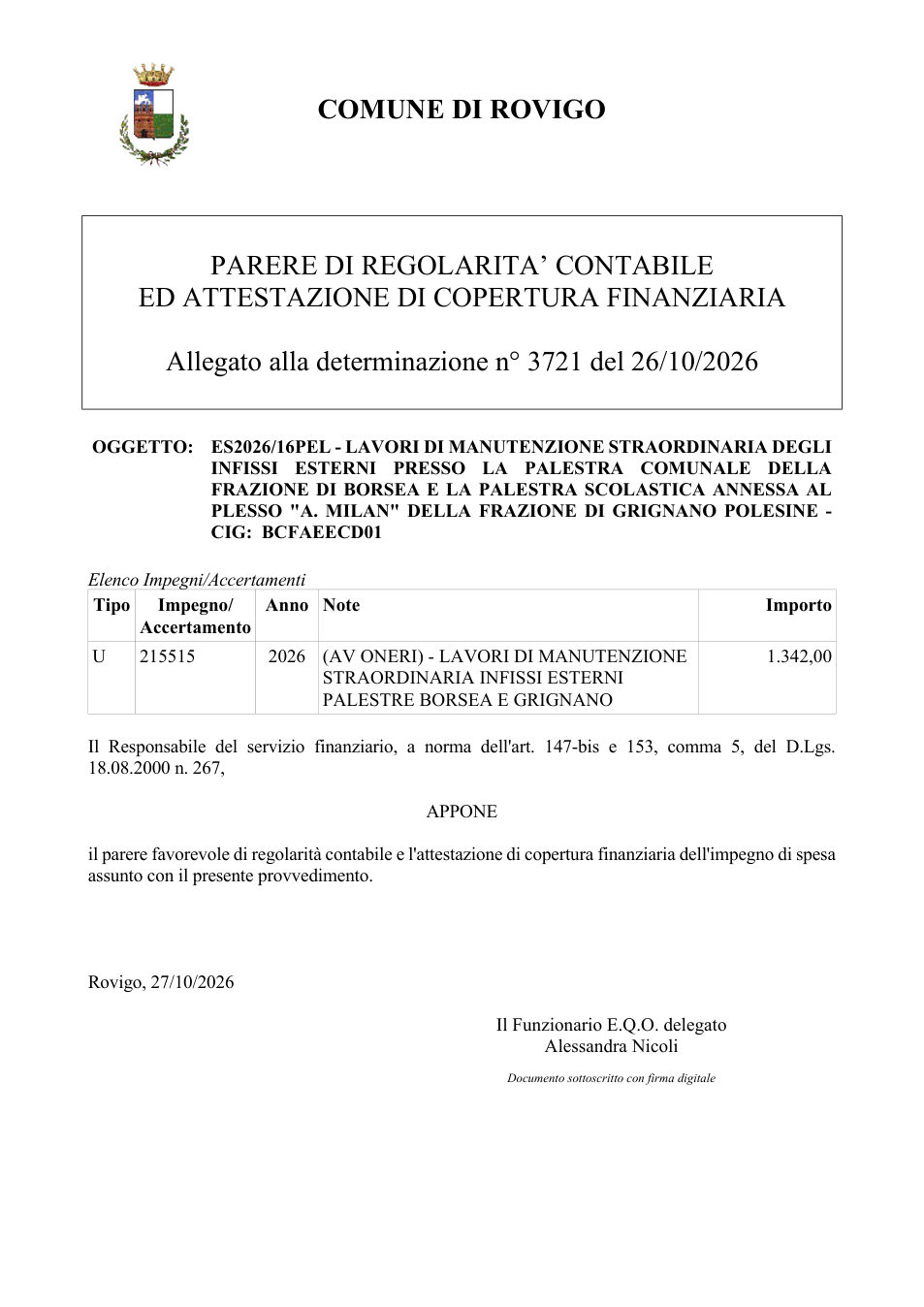 Pagina 1 del documento