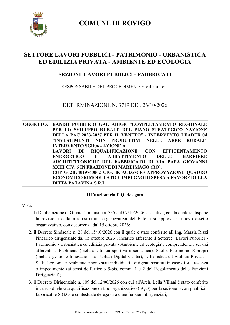 Pagina 1 del documento