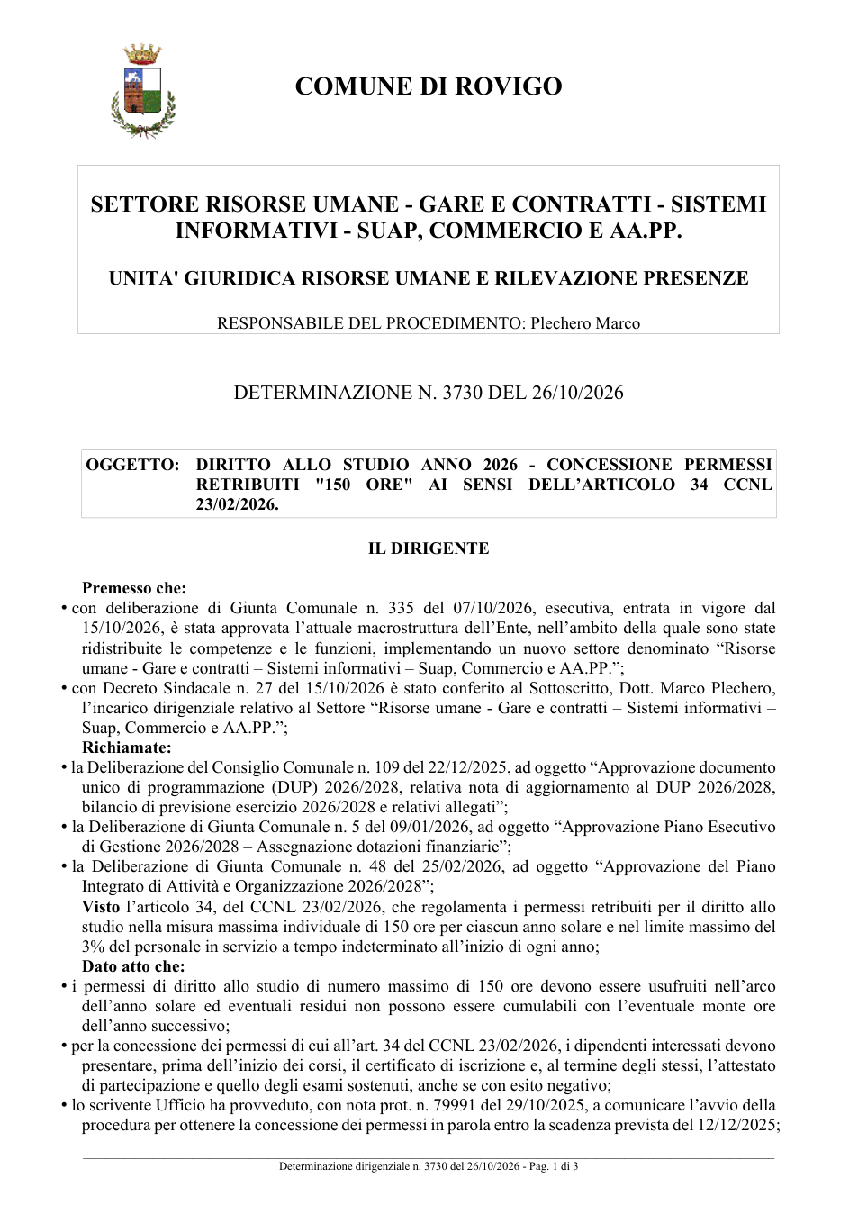 Pagina 1 del documento