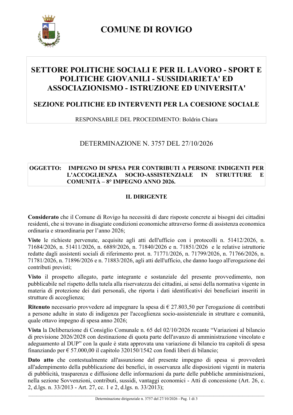 Pagina 1 del documento