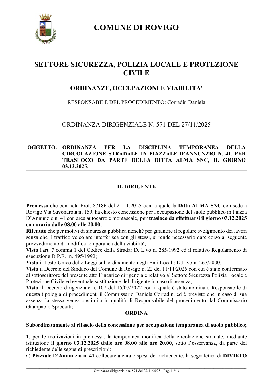 Pagina 1 del documento