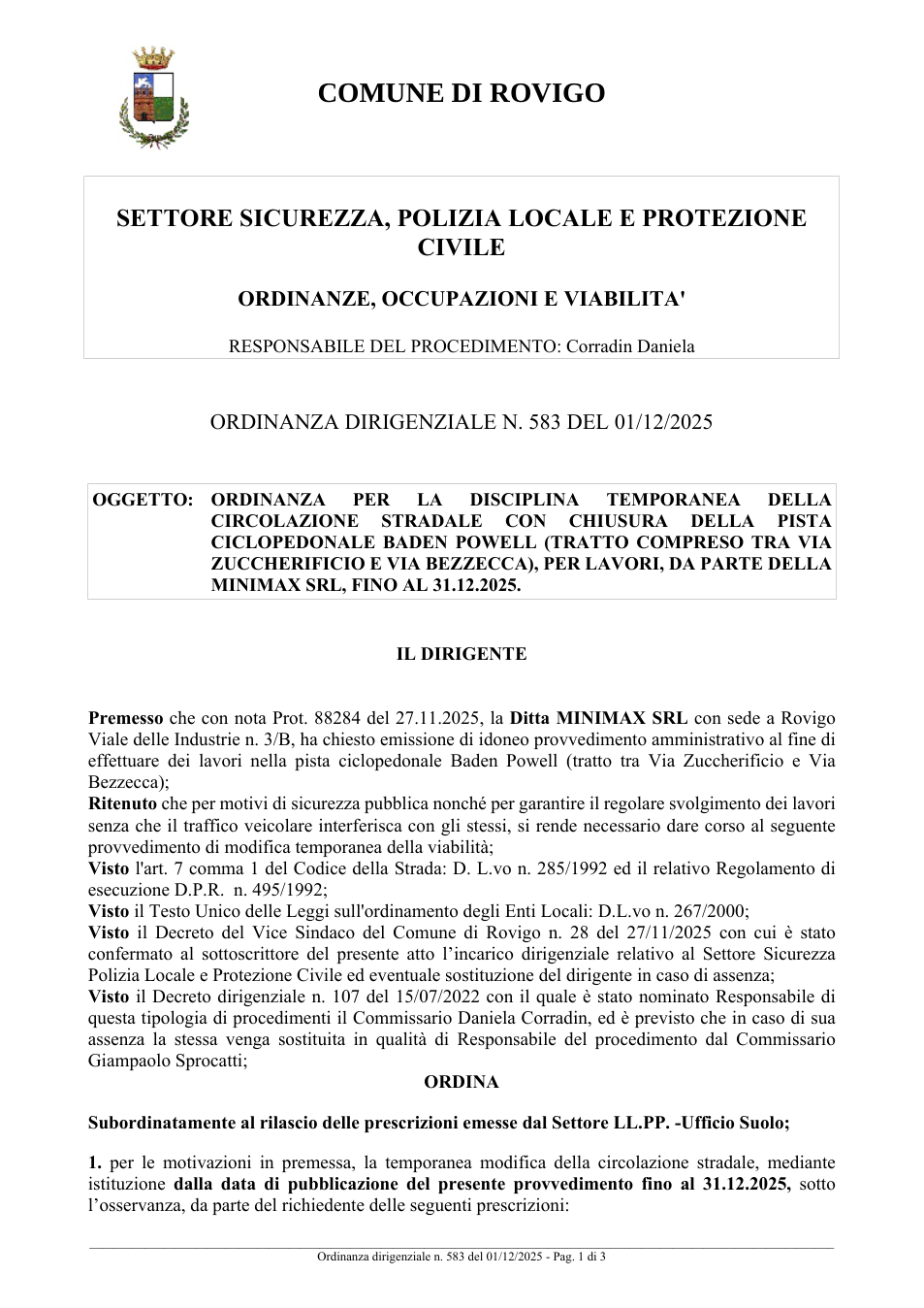 Pagina 1 del documento