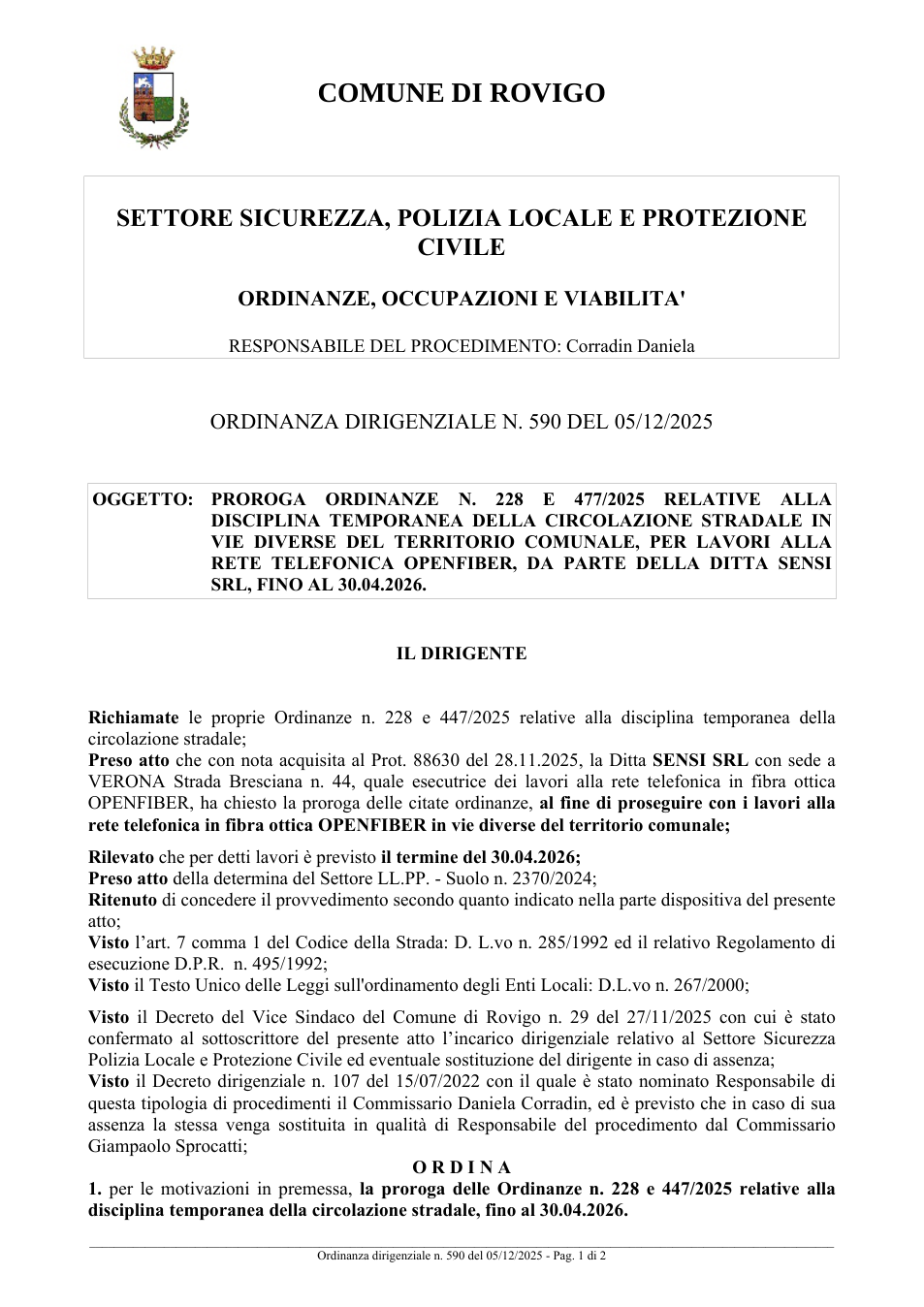 Pagina 1 del documento