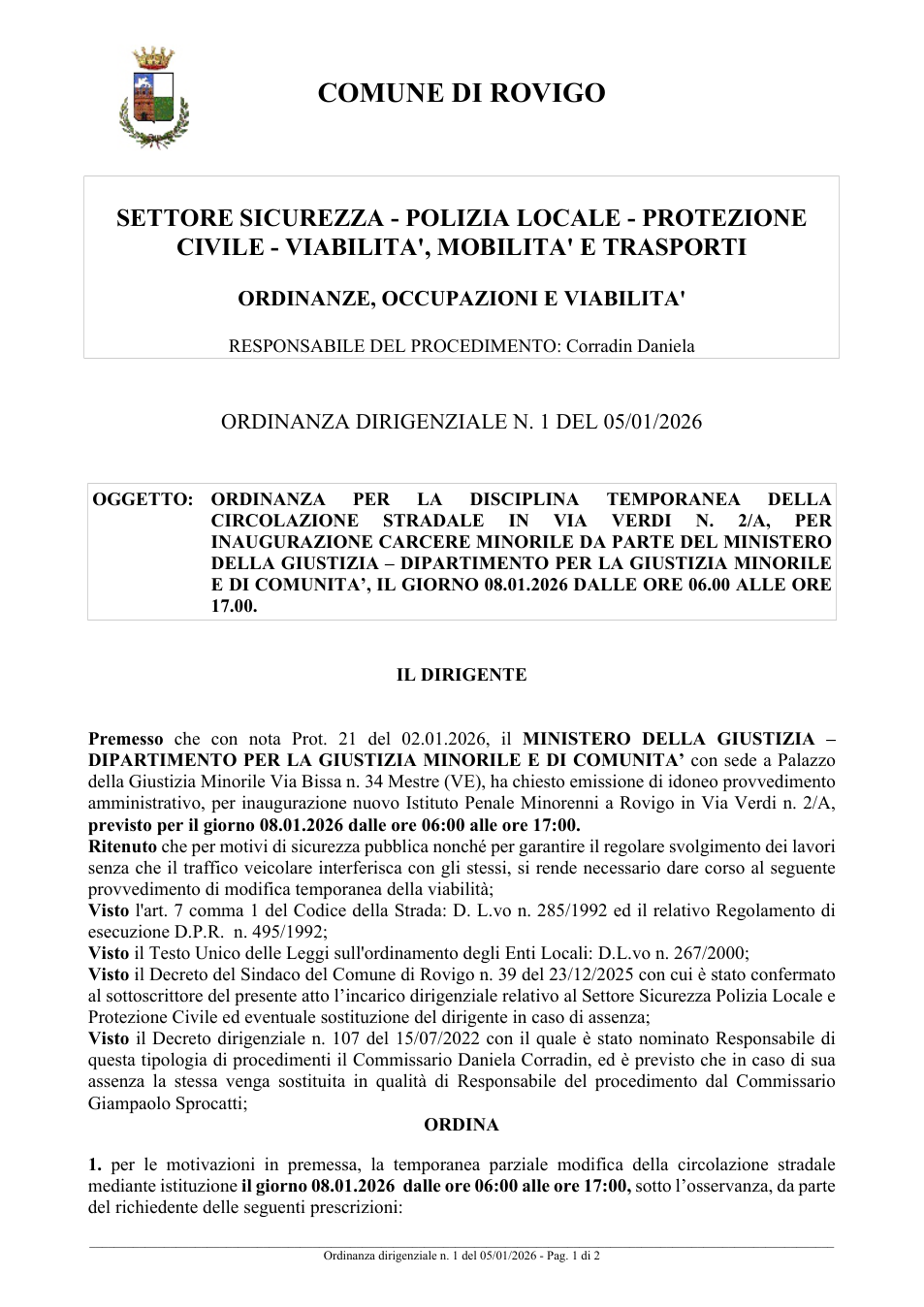 Pagina 1 del documento