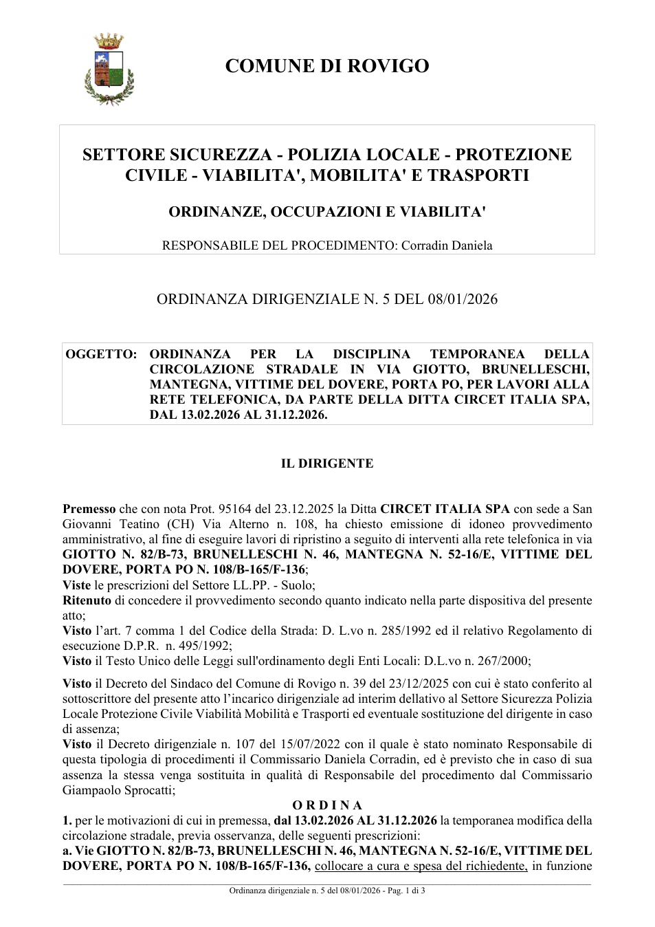 Pagina 1 del documento
