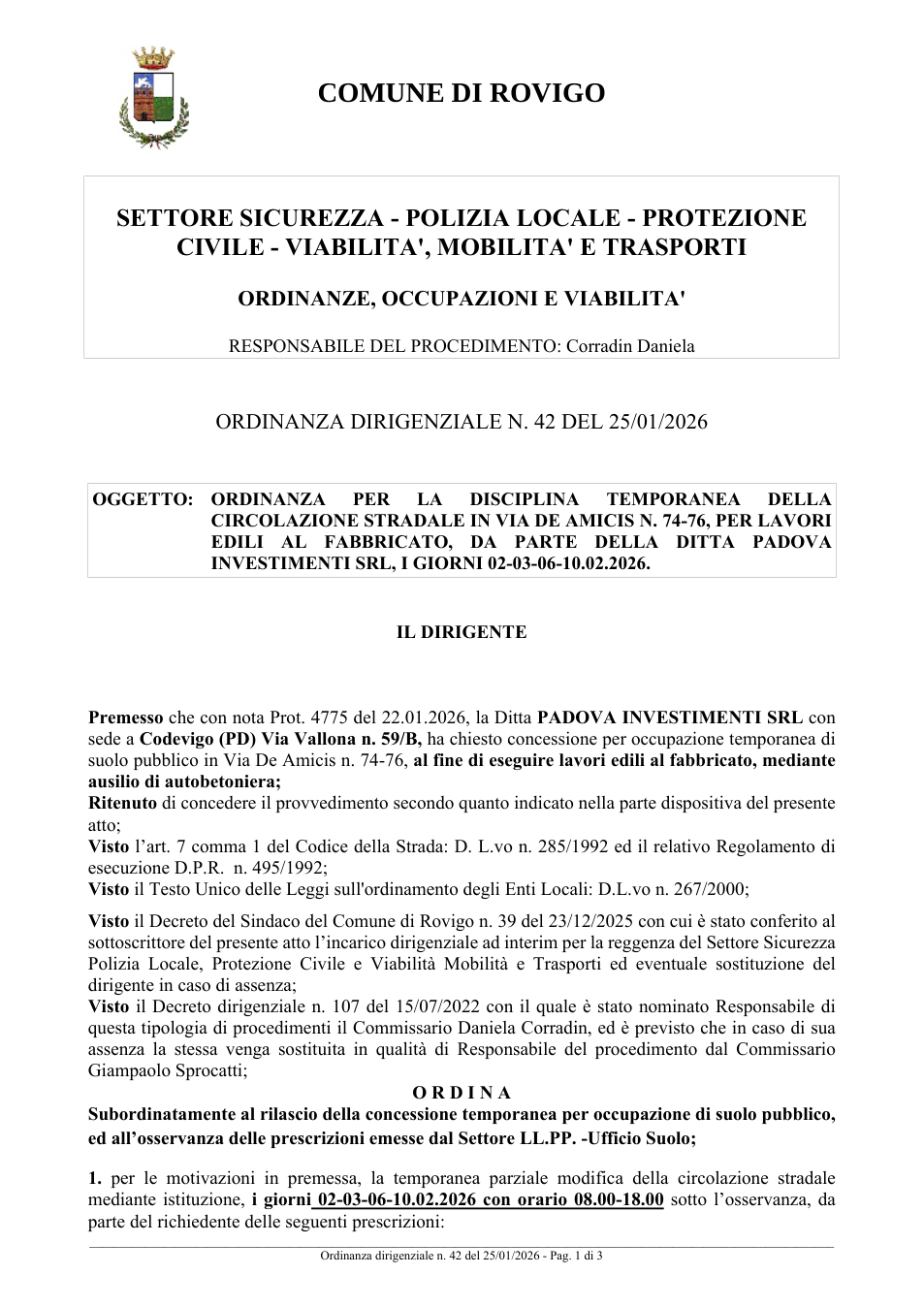 Pagina 1 del documento