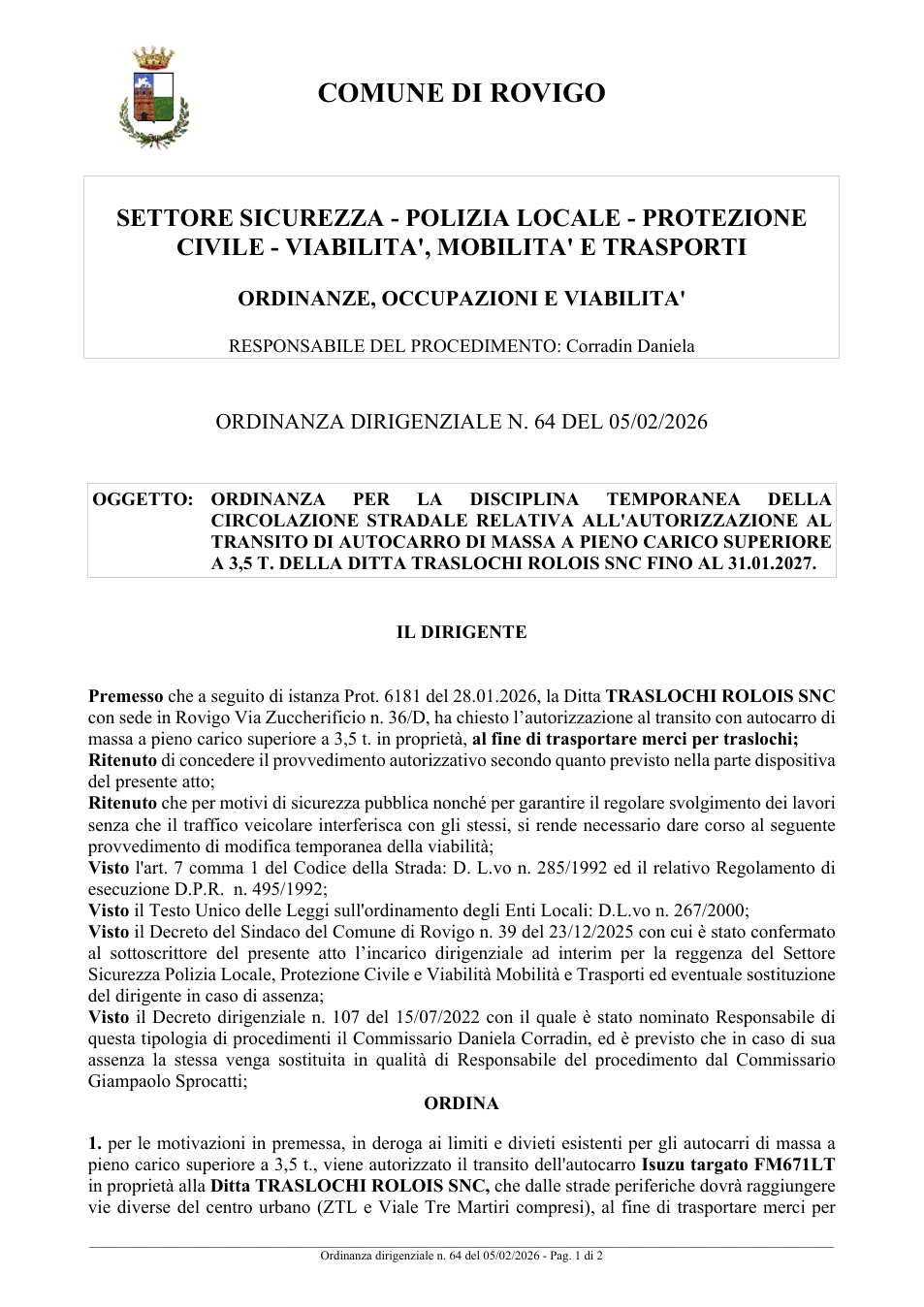 Pagina 1 del documento