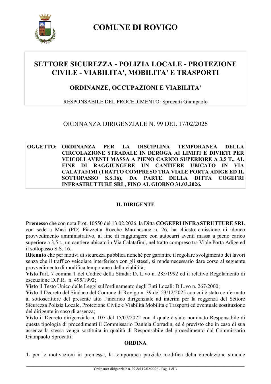 Pagina 1 del documento