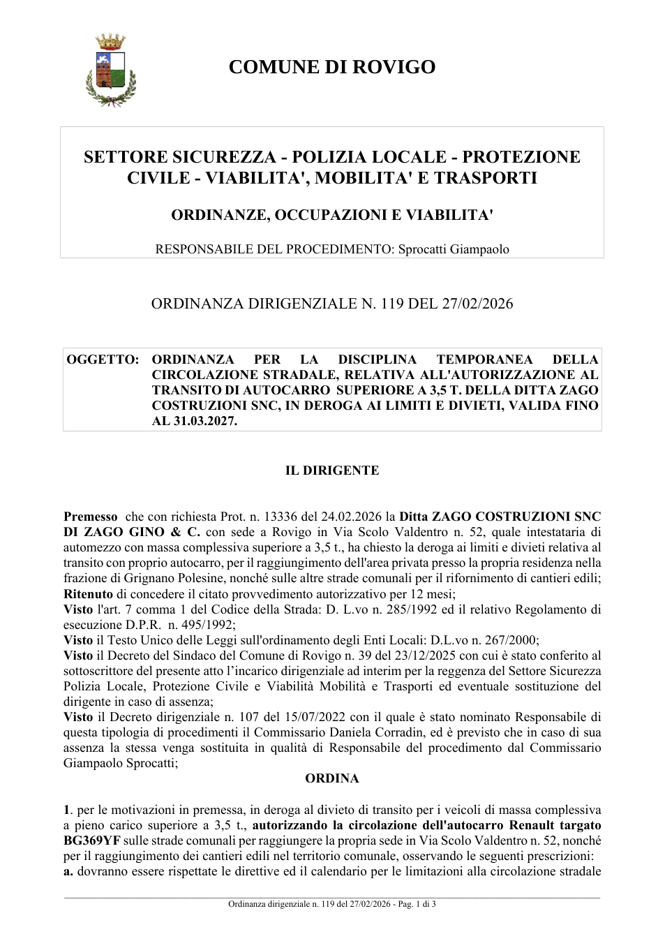 Pagina 1 del documento