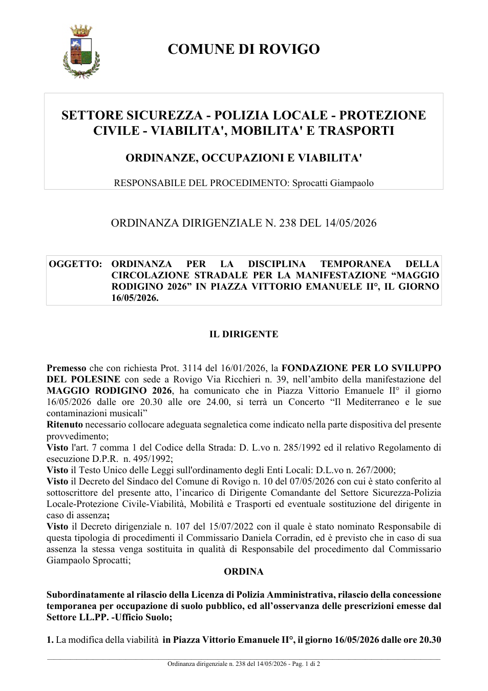 Pagina 1 del documento