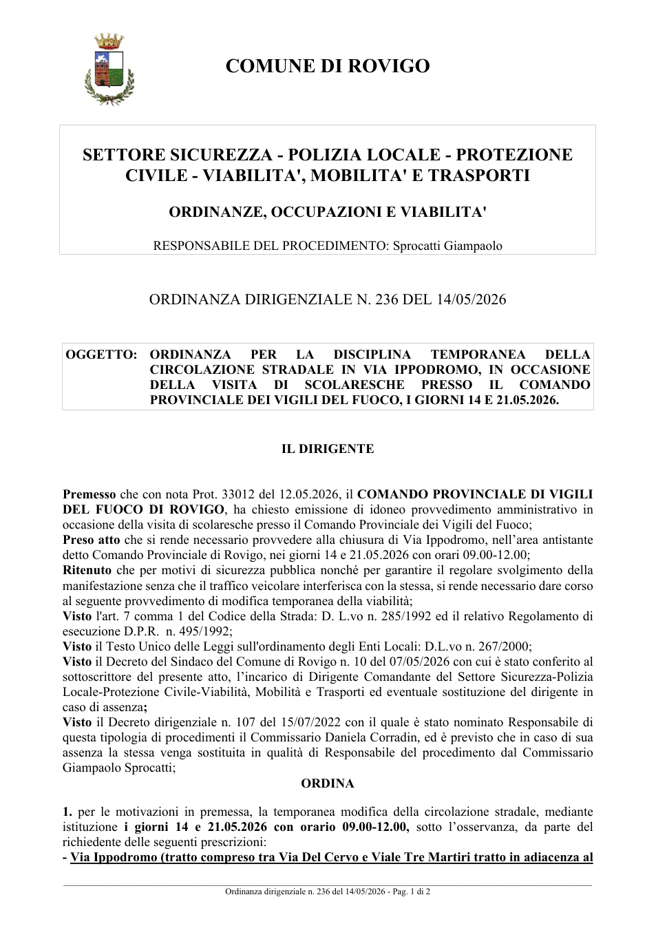 Pagina 1 del documento