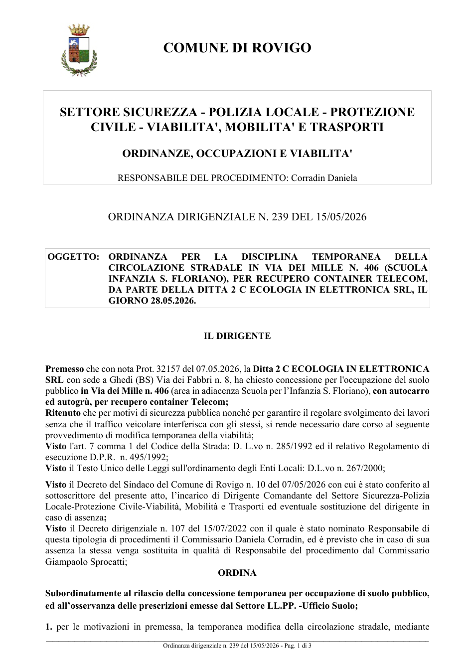 Pagina 1 del documento