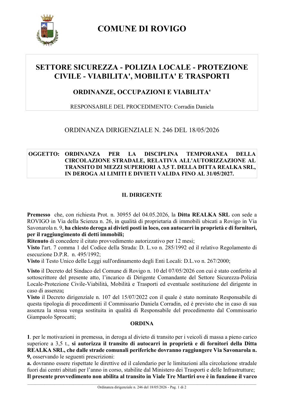 Pagina 1 del documento
