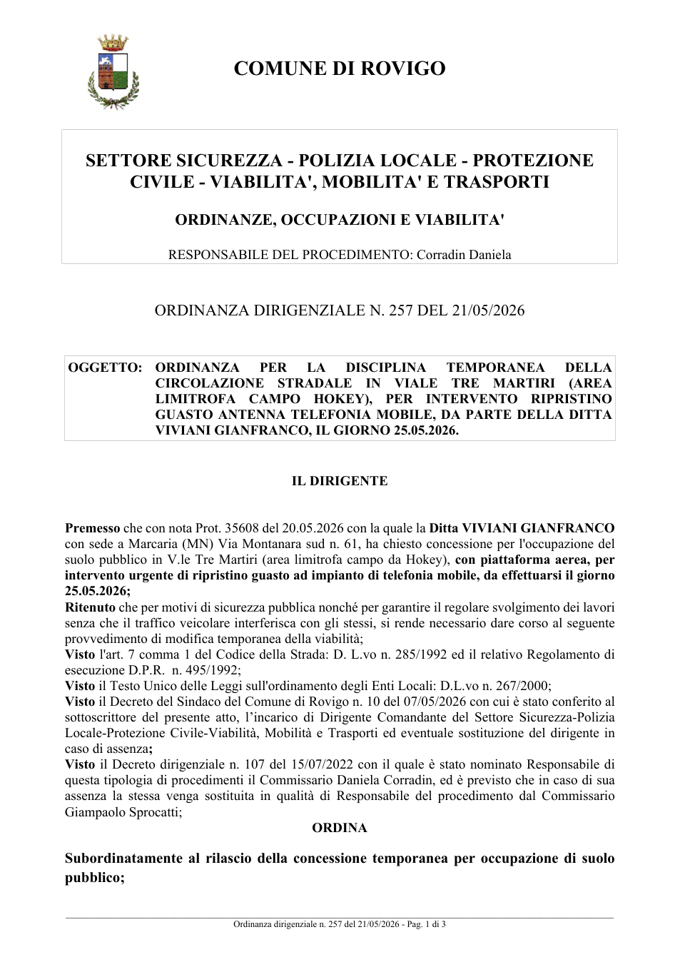 Pagina 1 del documento