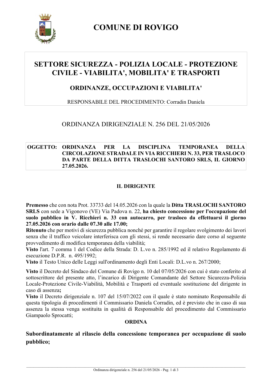 Pagina 1 del documento