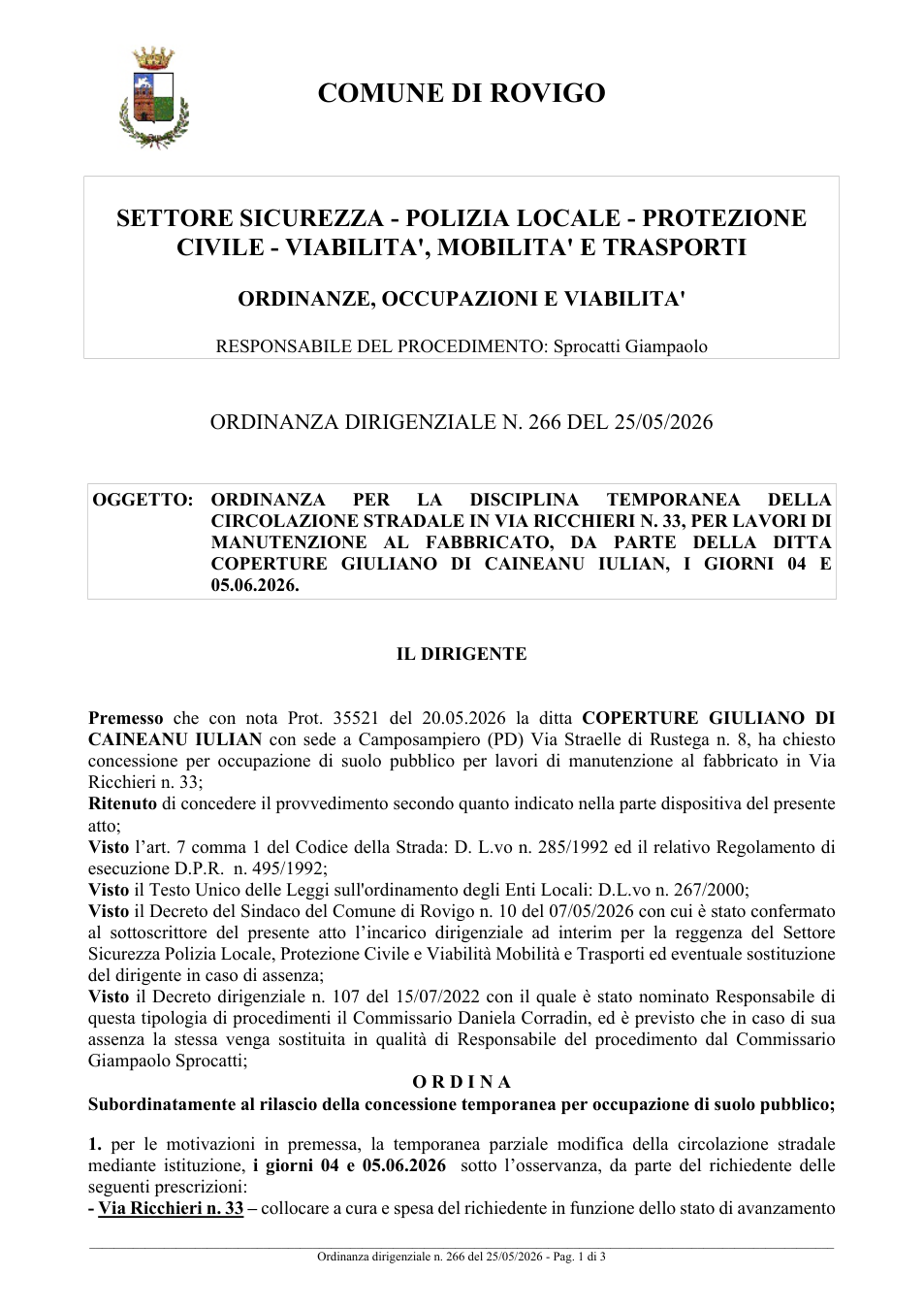 Pagina 1 del documento
