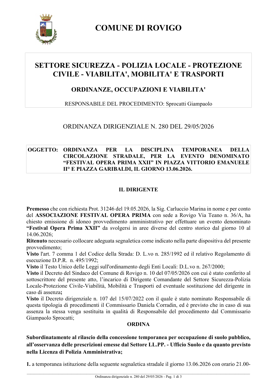 Pagina 1 del documento