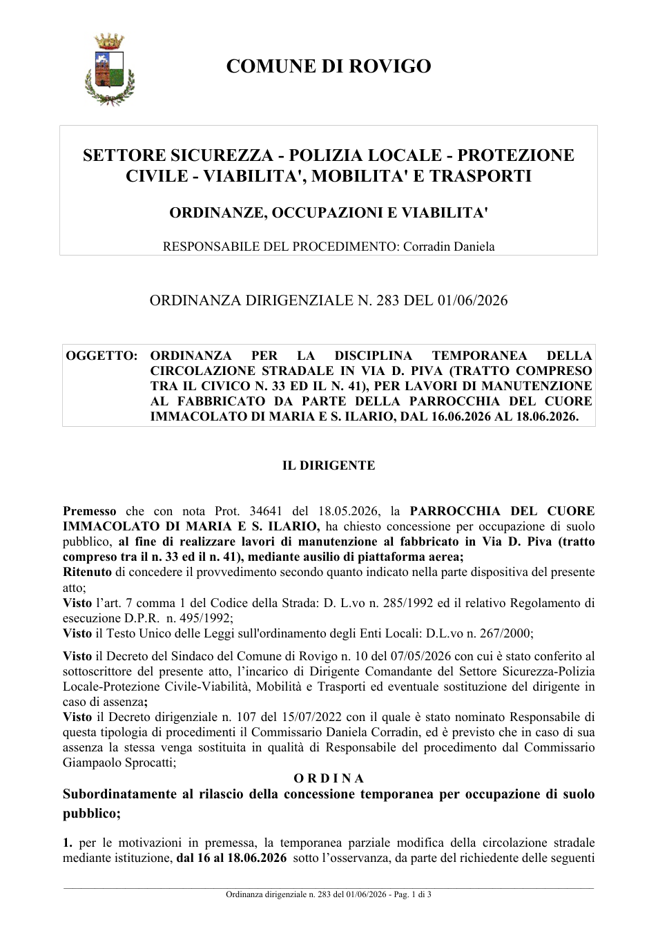 Pagina 1 del documento