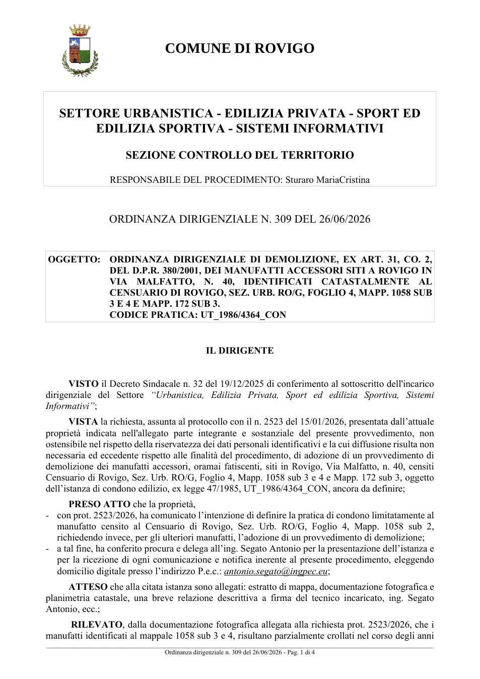 Pagina 1 del documento