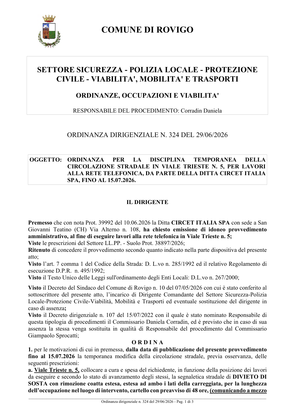 Pagina 1 del documento