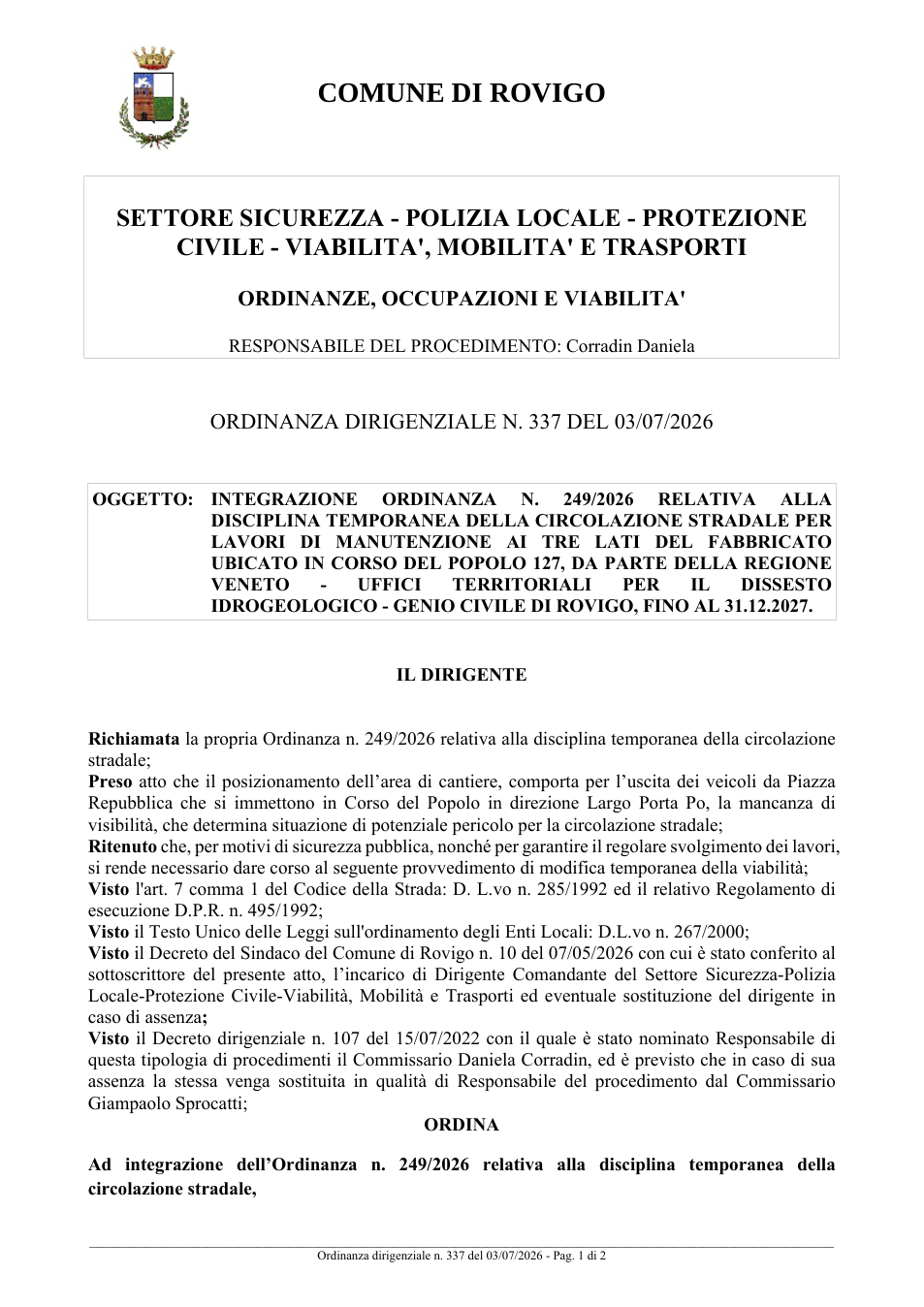 Pagina 1 del documento
