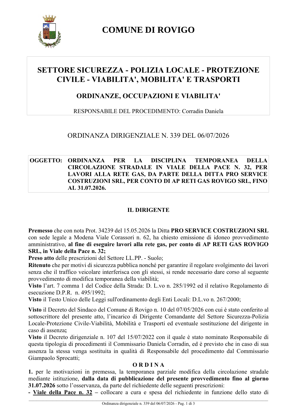 Pagina 1 del documento