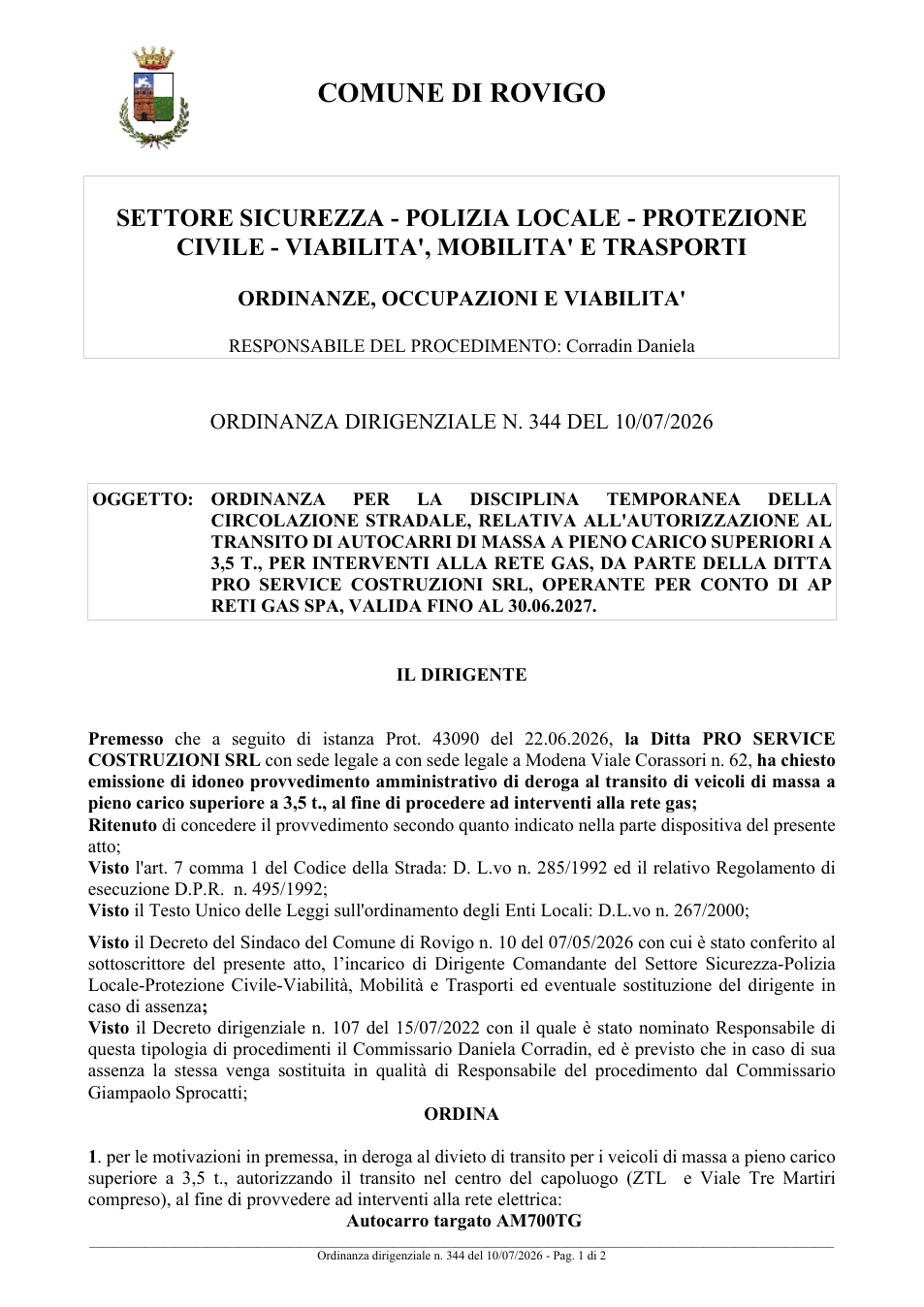 Pagina 1 del documento