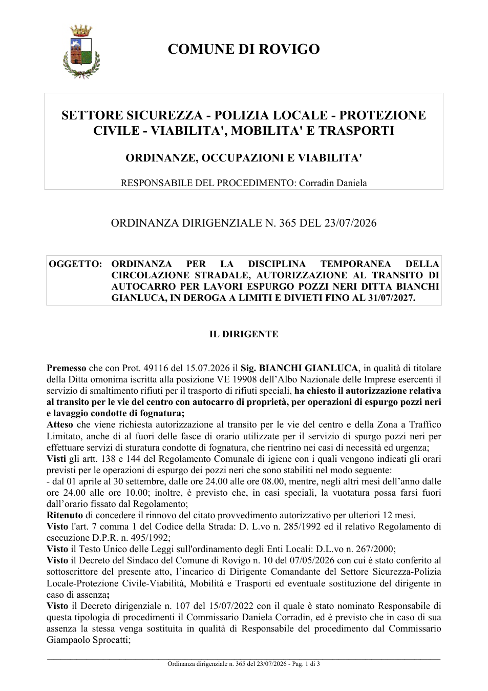 Pagina 1 del documento