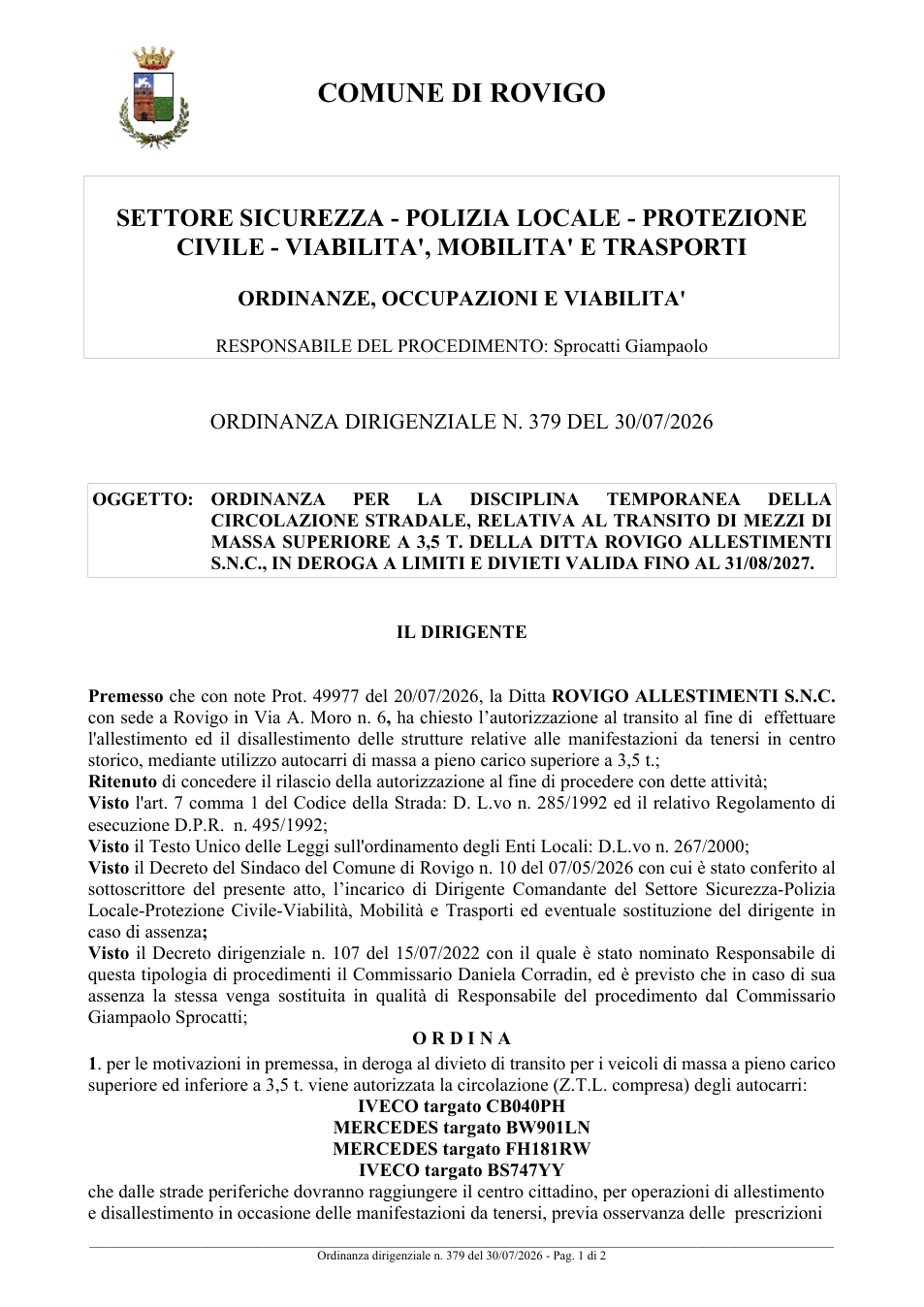 Pagina 1 del documento