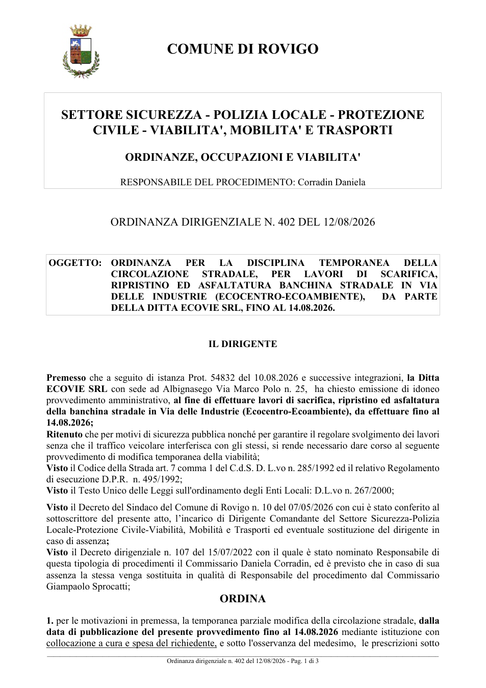 Pagina 1 del documento