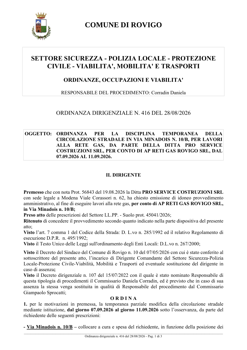 Pagina 1 del documento