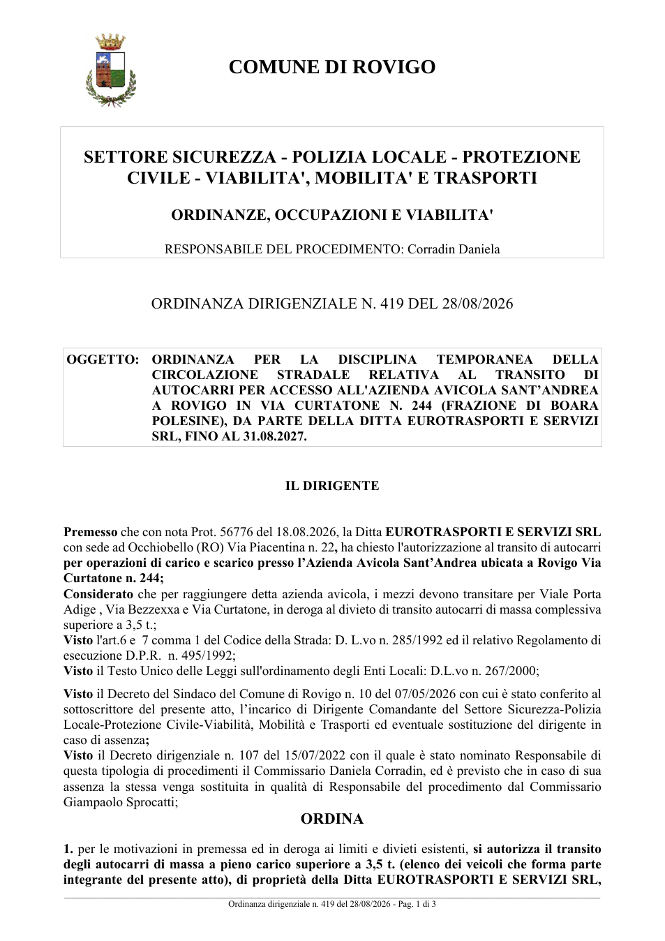 Pagina 1 del documento
