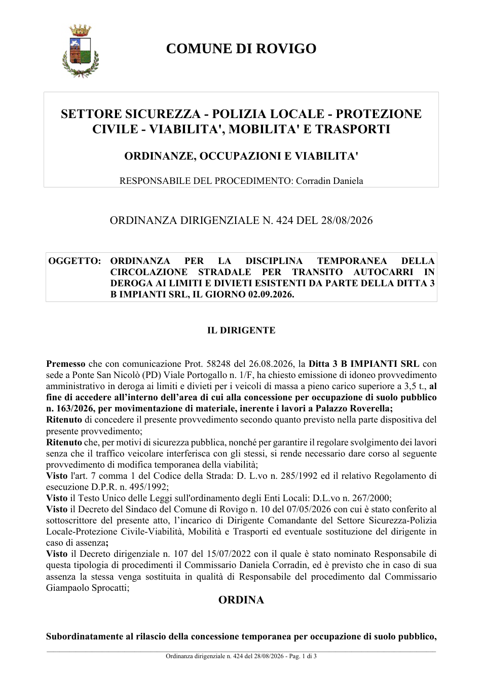 Pagina 1 del documento