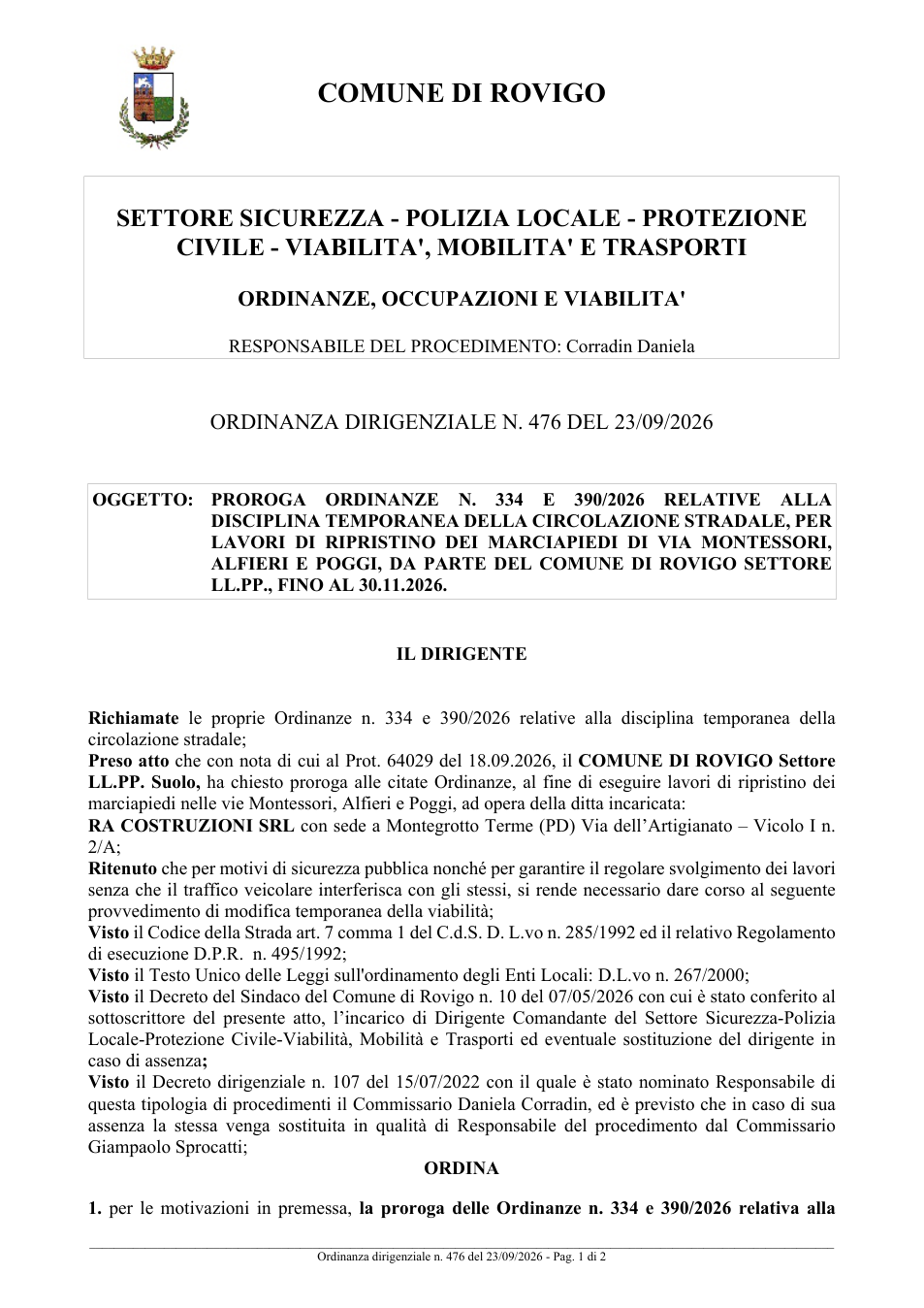 Pagina 1 del documento