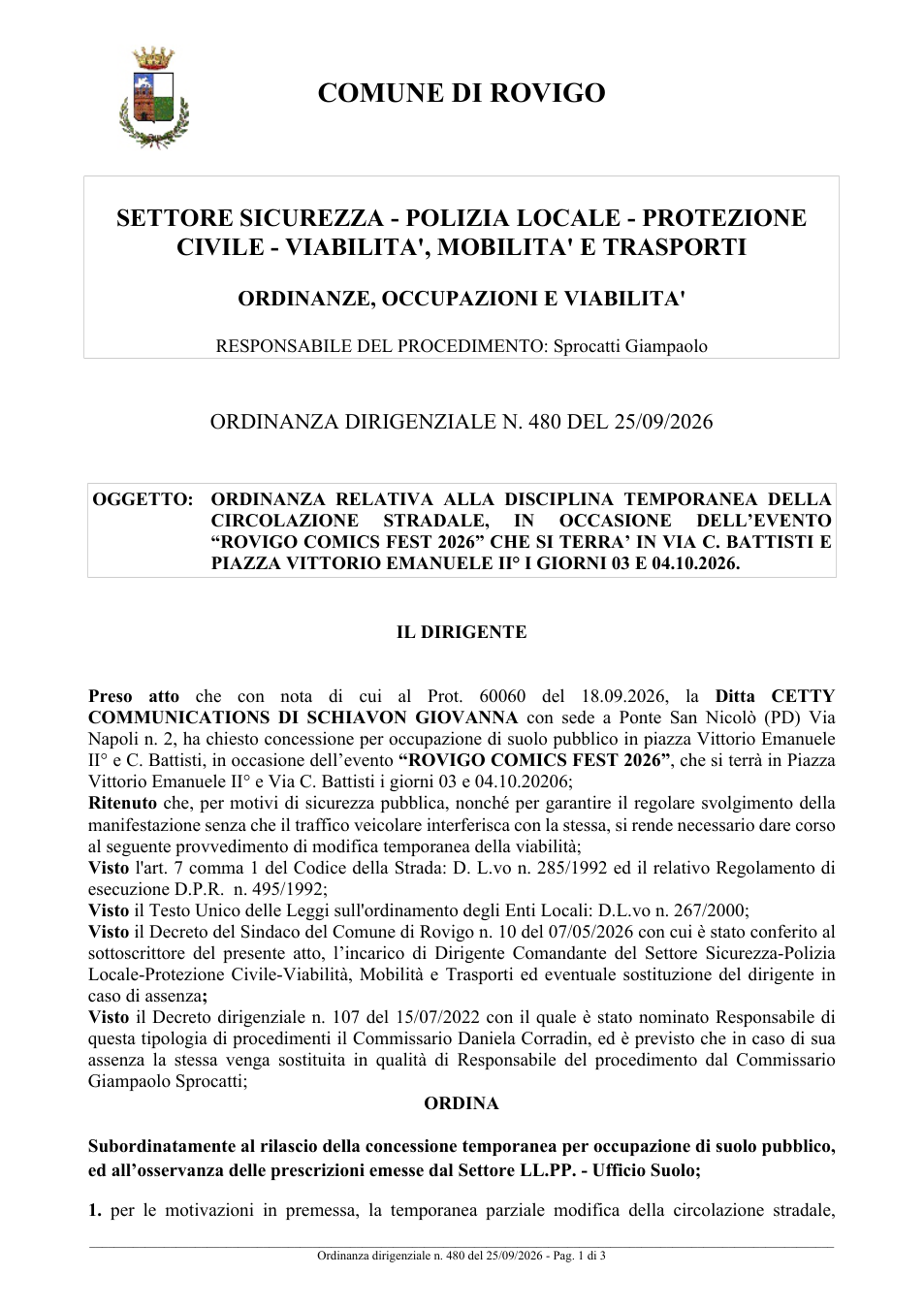 Pagina 1 del documento