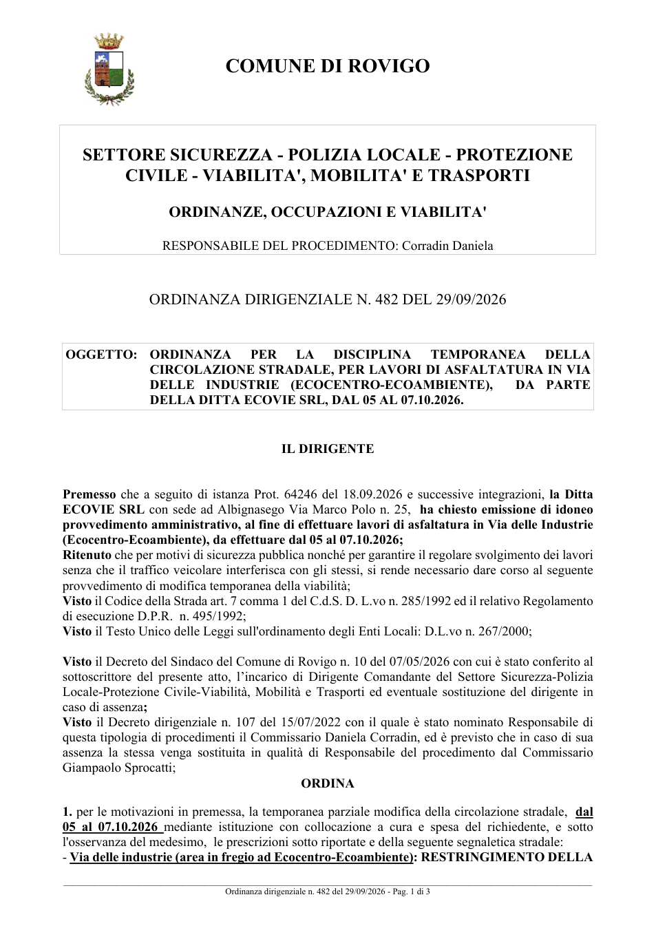 Pagina 1 del documento