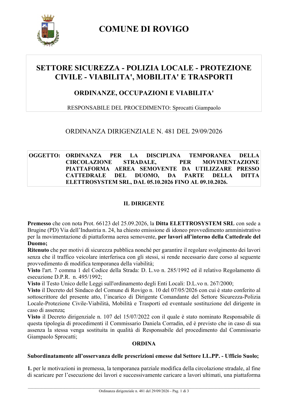 Pagina 1 del documento