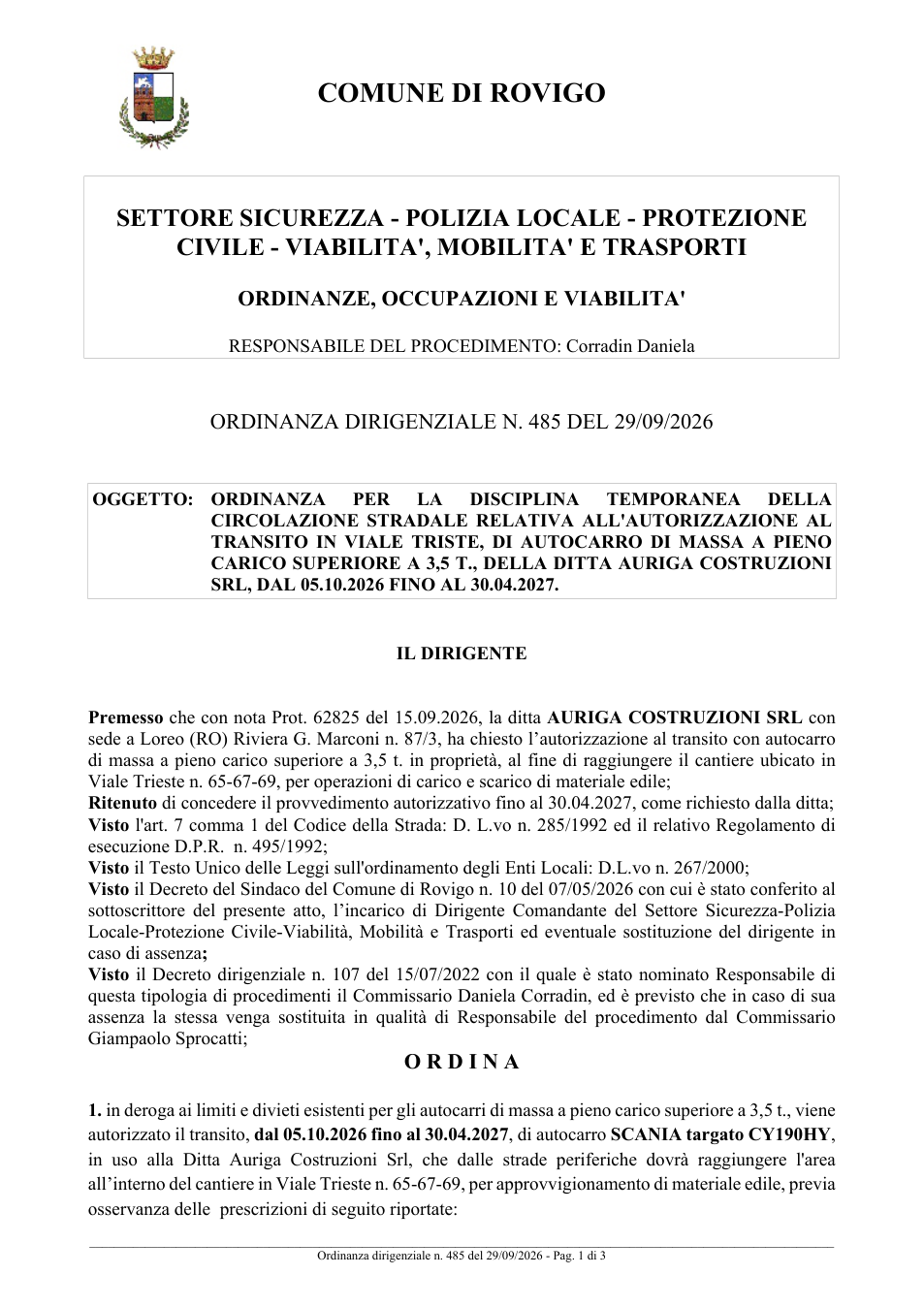 Pagina 1 del documento