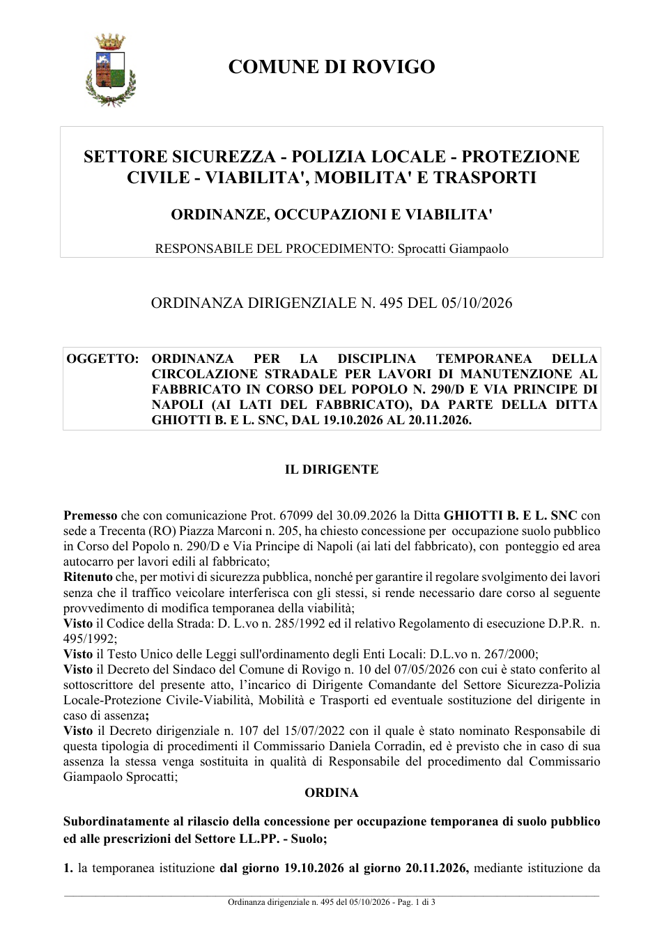 Pagina 1 del documento