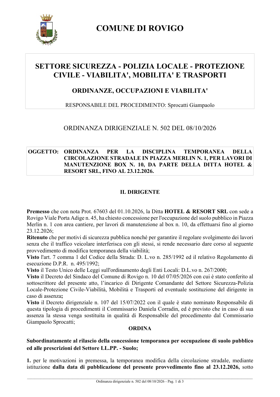 Pagina 1 del documento