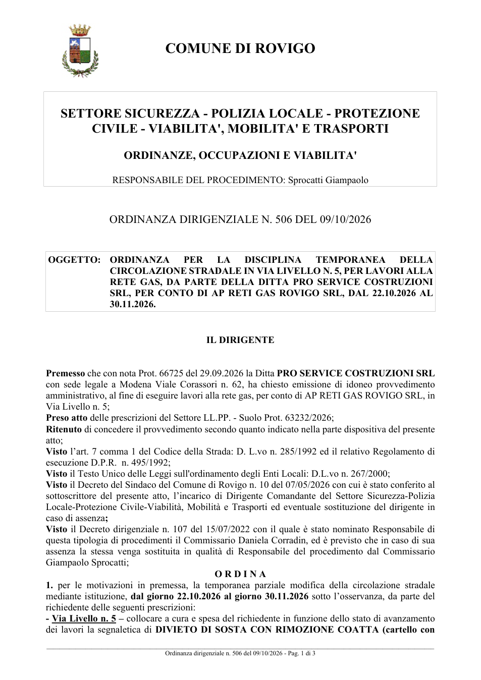 Pagina 1 del documento