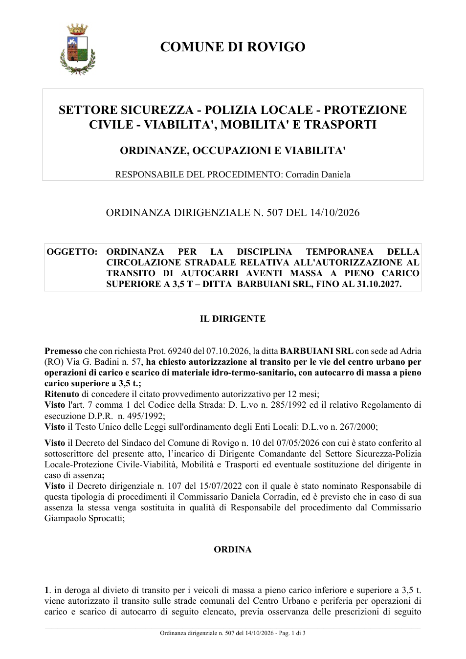 Pagina 1 del documento