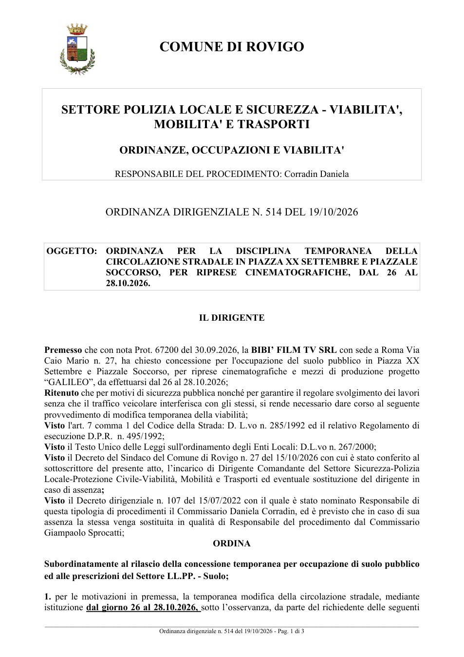 Pagina 1 del documento