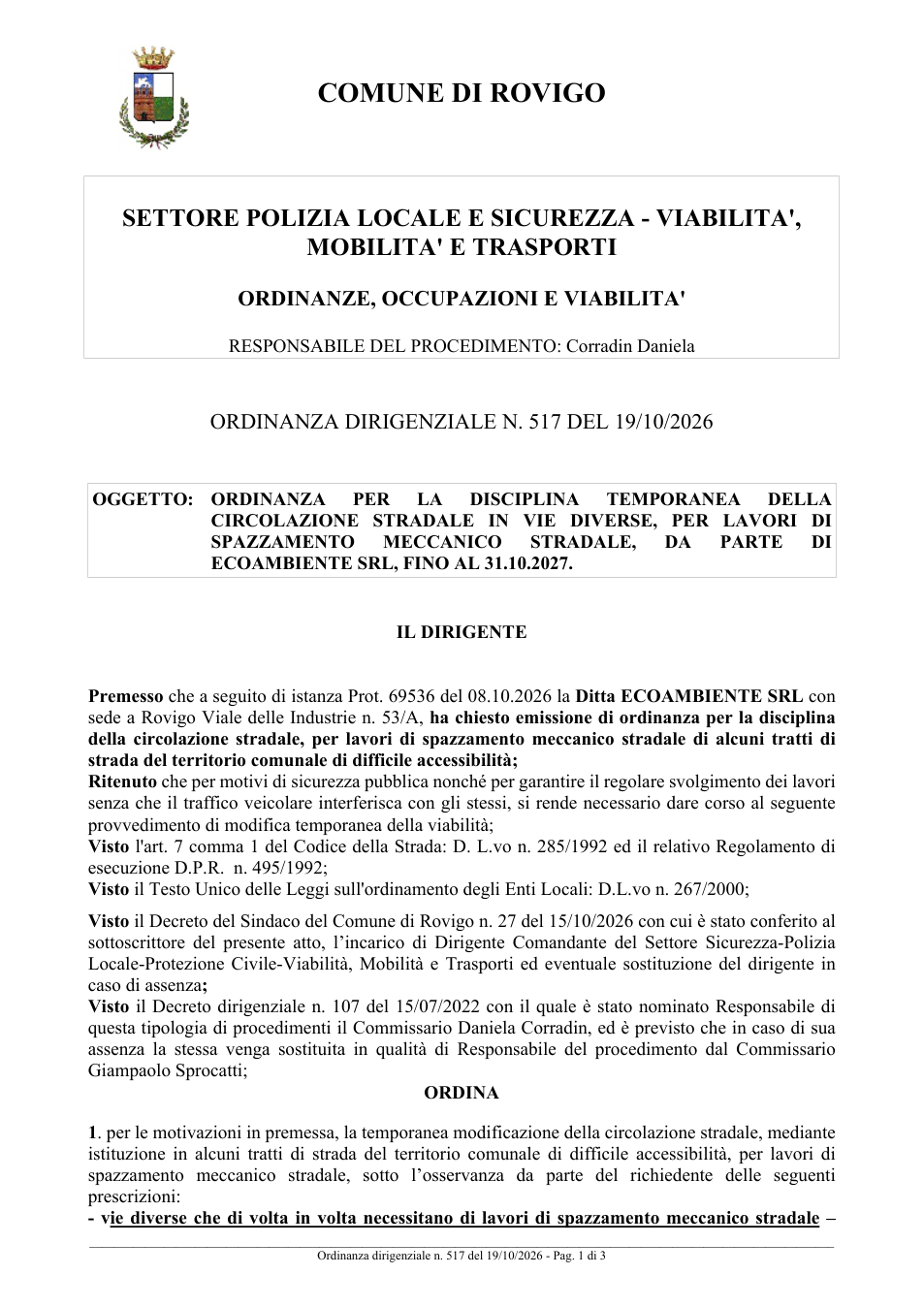 Pagina 1 del documento