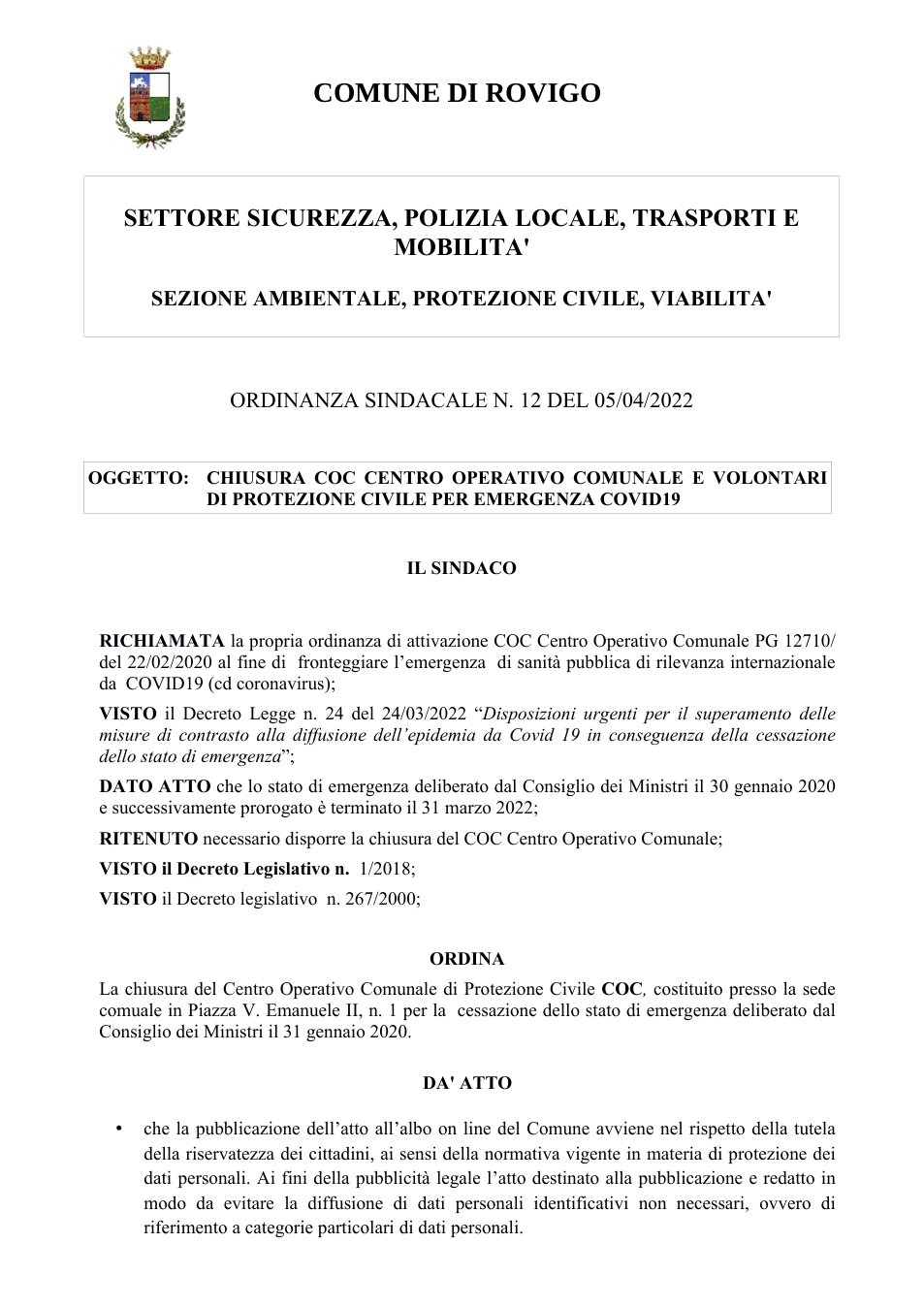 Pagina 1 del documento