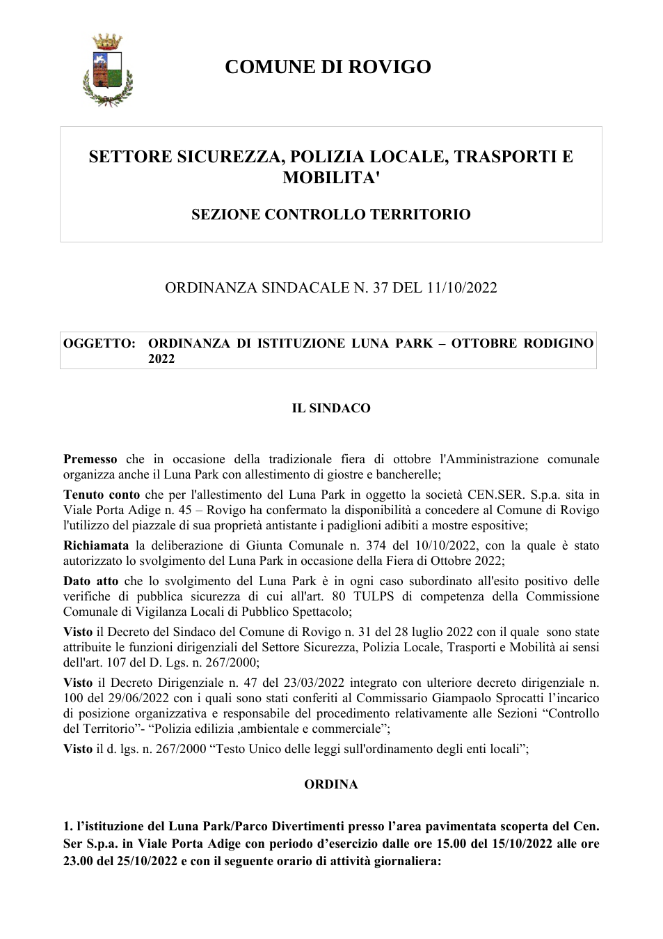 Pagina 1 del documento